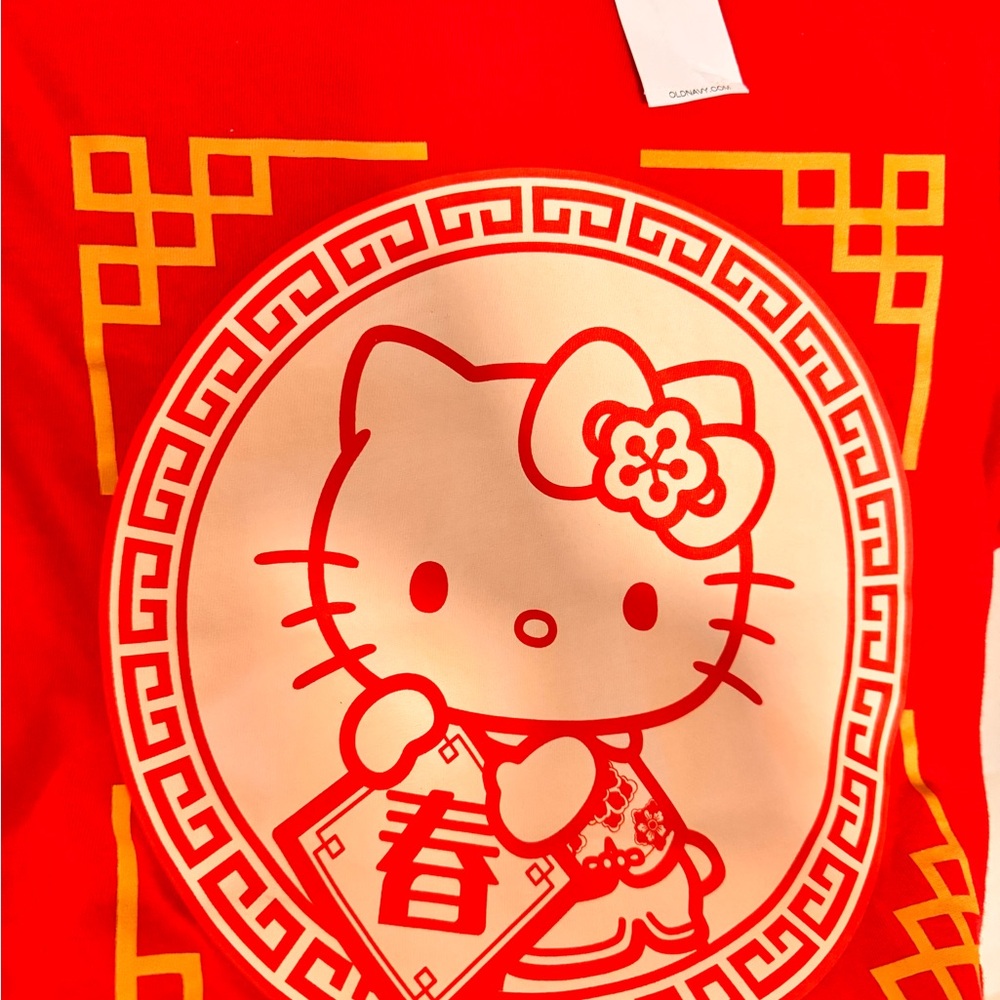 Hello Kitty Red Graphic Tee, Lunar New Year / Chinese New Year Graphic Tee